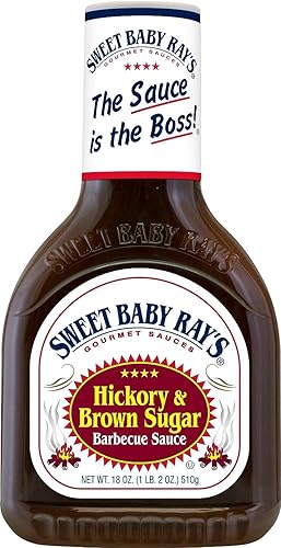 Miniatura 5 de Sweet Baby Ray's - Paquete variado de 4 sabores  Original, Sweet n' Spicy, miel, nogal y azúcar moreno salsa de barbacoa  18 onzas cada uno