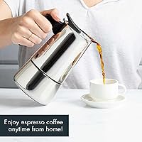 Vista 2 de Primula cafetera de acero inoxidable, Acero inoxidable