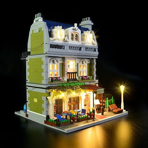 Miniatura 2 de LIGHTAILING Juego de luces para (restaurante parisino) modelo de bloques de construcción - Kit de luz LED compatible con Lego 10243 (no incluye el