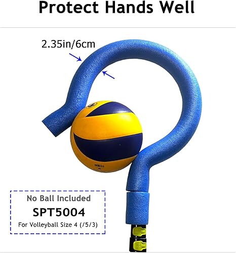Miniatura 2 de Voleibol Spike Trainer Pro SPT5004  Ayuda de entrenamiento premium para pinchar, servir y bloquear  Poste de aluminio ligero ajustable y soporte