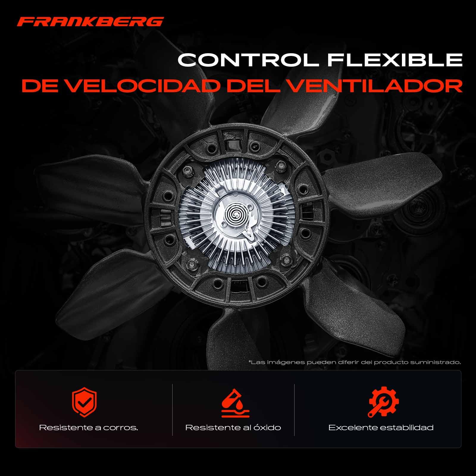 Frankberg Embrague del ventilador Replace# GWHY19F,2523742060
