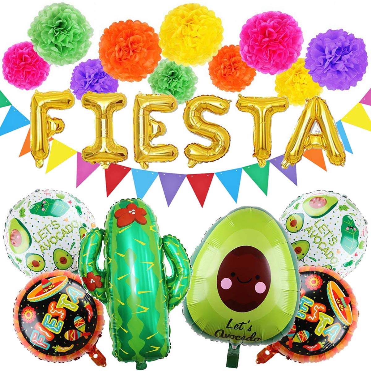 Buy Fiesta Party Supplies Mexican Party Decorations Balloons With