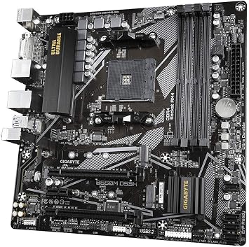 GIGABYTE B550 Chipset Micro-ATX Motherboard B550M DS3H MB5543