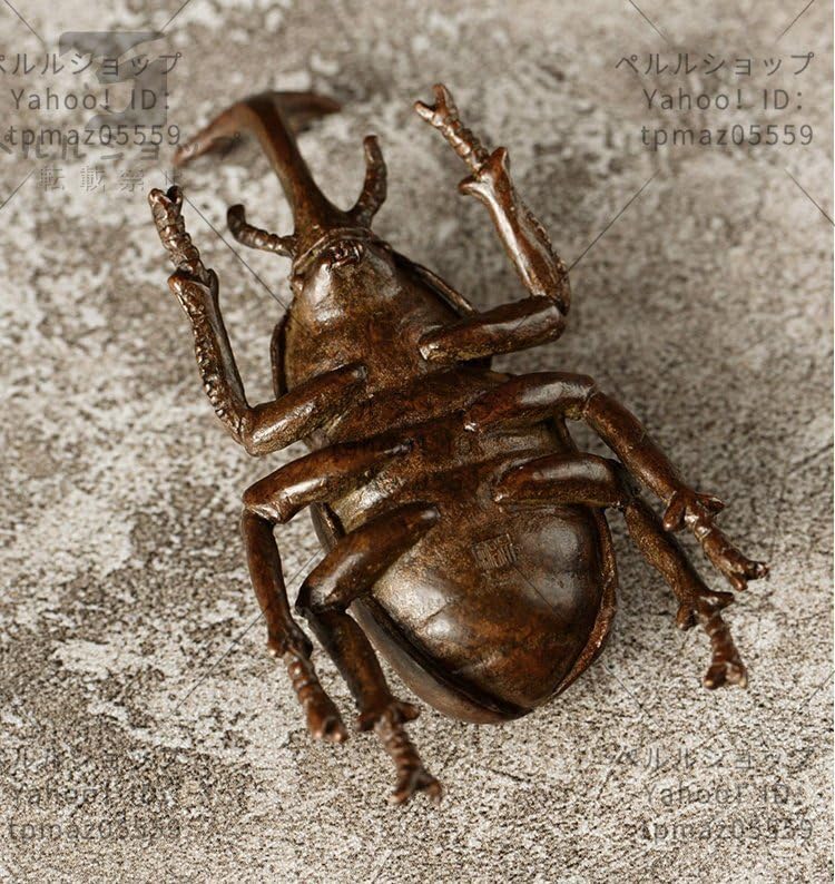 銅製甲虫 7cm 【公式通販】
