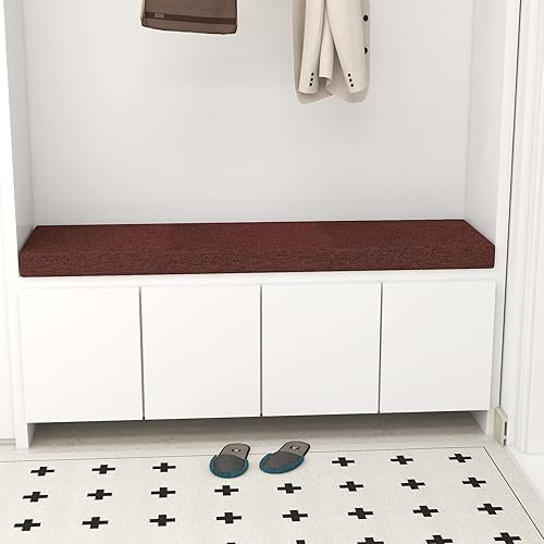 Miniatura 5 de ROFIELTY Cojín de banco de 31 pulgadas, cojines de banco duraderos para muebles de interior, cojines de asiento antideslizantes para ventana de