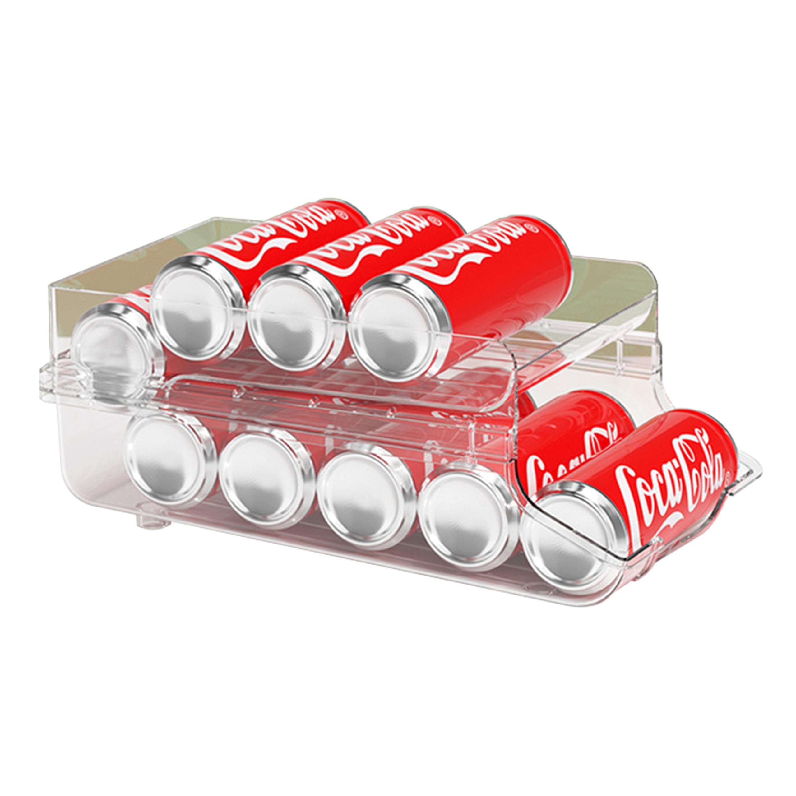 Dispensador de latas de Nevera Organizador de Bebidas para Nevera Organizador de Almacenamiento de latas para Armario Organizador de latas Organizador,M
