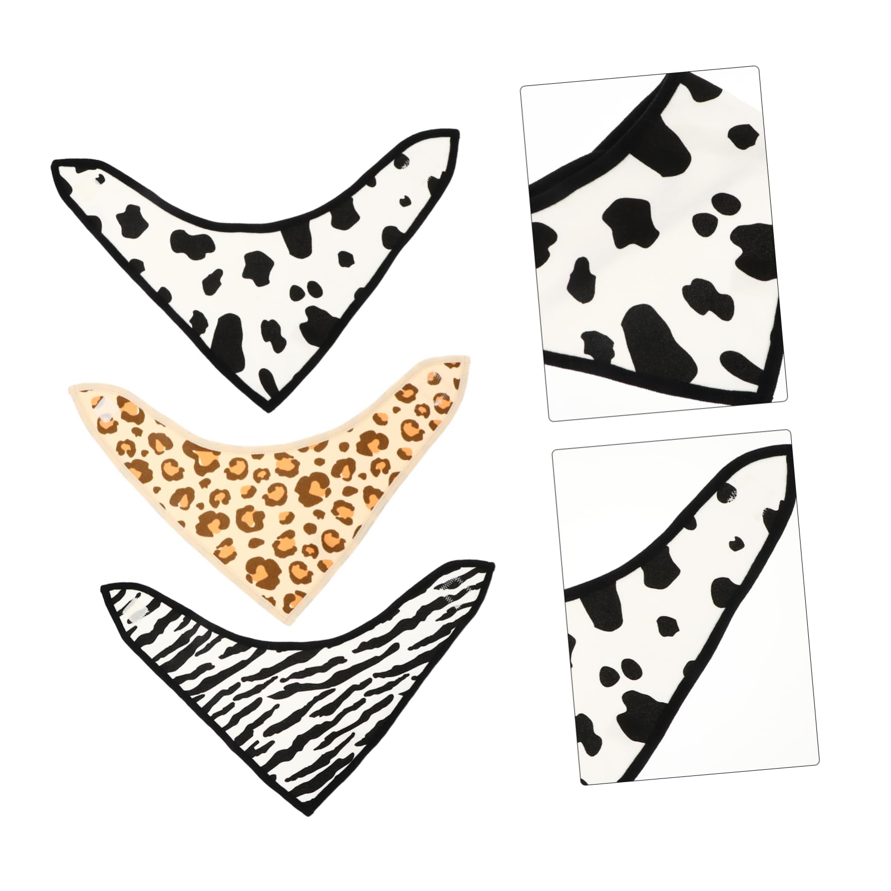 Abaodam 9piezas Baberos Bandana De Algodón Para Bebés Baberos Triangulares Impermeables Para Alimentación y Saliva De Recién Nacidos y Bebés
