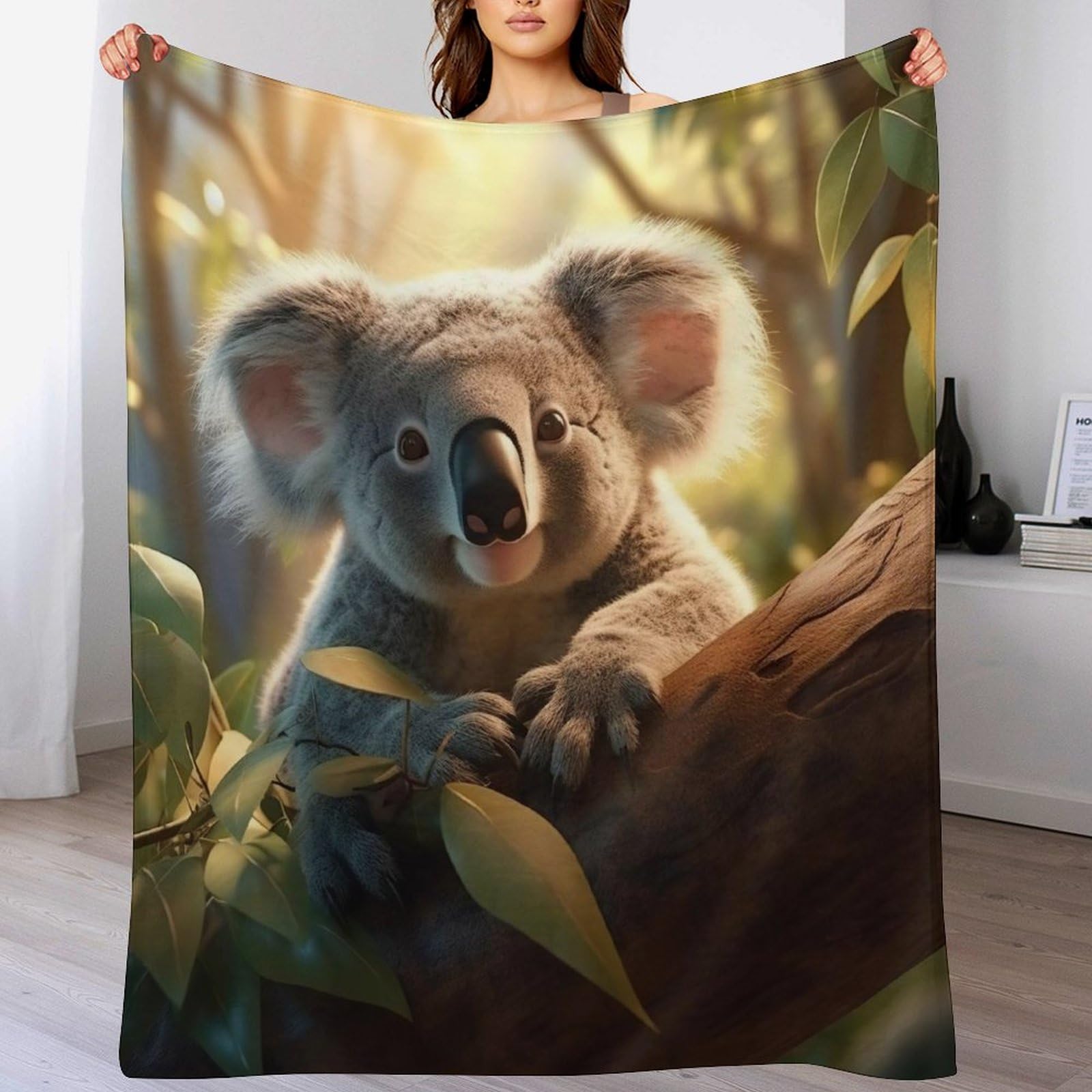 Couverture en flanelle Koala adieu aux nuits froides avec ce plaid chaud doux