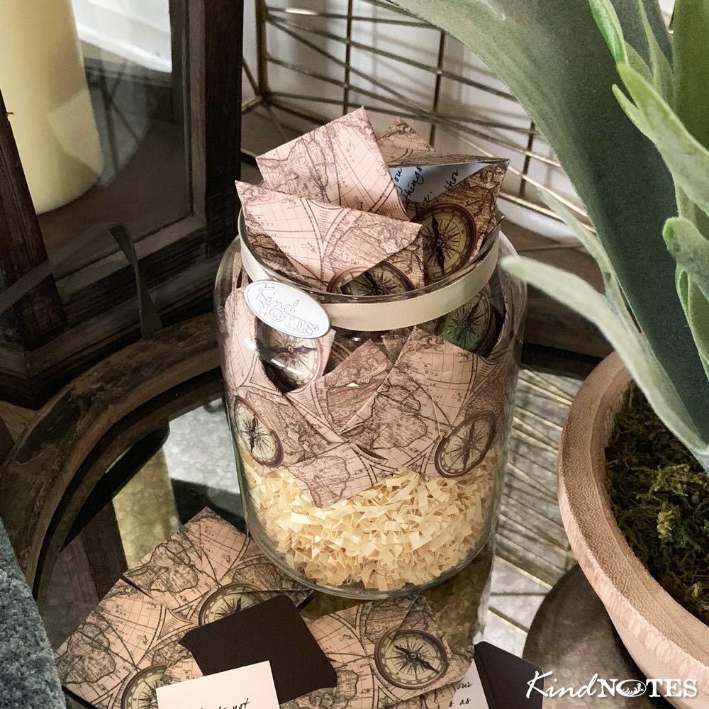 KindNotes Glas Andenken Geschenk Glas mit Mama Botschaften (vom Kind zur Mutter) – Zeitreise, elfenbeinfarben