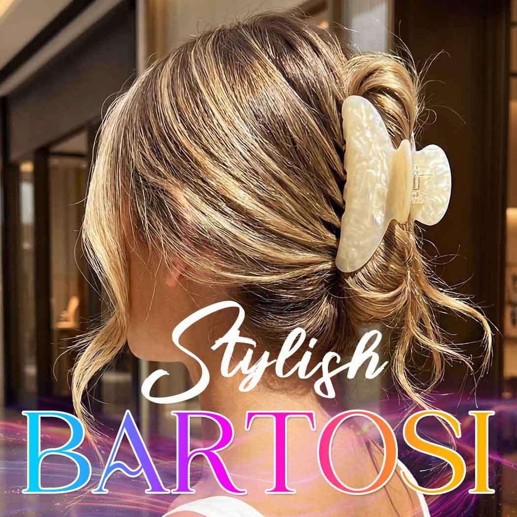 BARTOSI Acrylic Claw Clips Green Cute Hair Clips Medium Hair Claw Barrette Fancy Hair Accessories for Women and Girls (Pack of 3) - Image 6