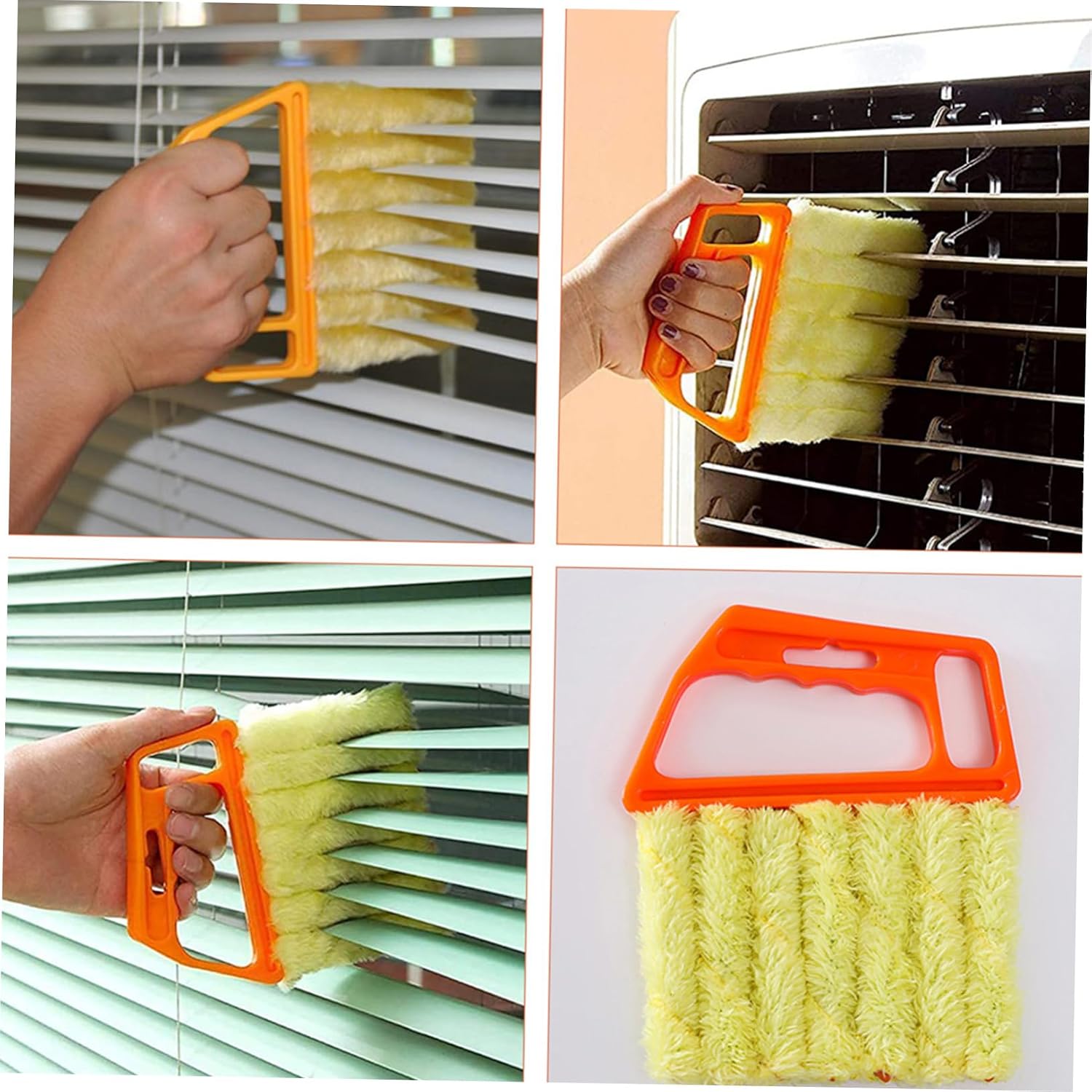 2pcs Blinds Cleaning Brush for Window and Home Use Versatile Pulley Brush for Blinds Lightweight and Reusable for Shutters Air Conditioners and More