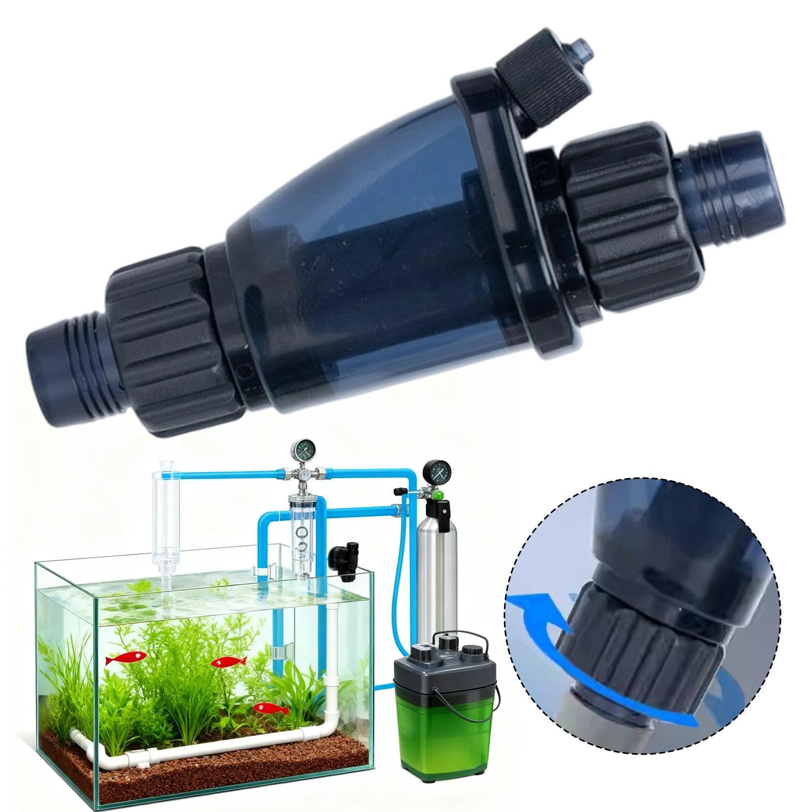 MagiDeal Accessorio diffusore di CO2 per Acquario, Strumento per Acquario, Accessorio Pompa dell'Aria, raffinatore Esterno di CO2 per acquari piantumati, per 16 Mm