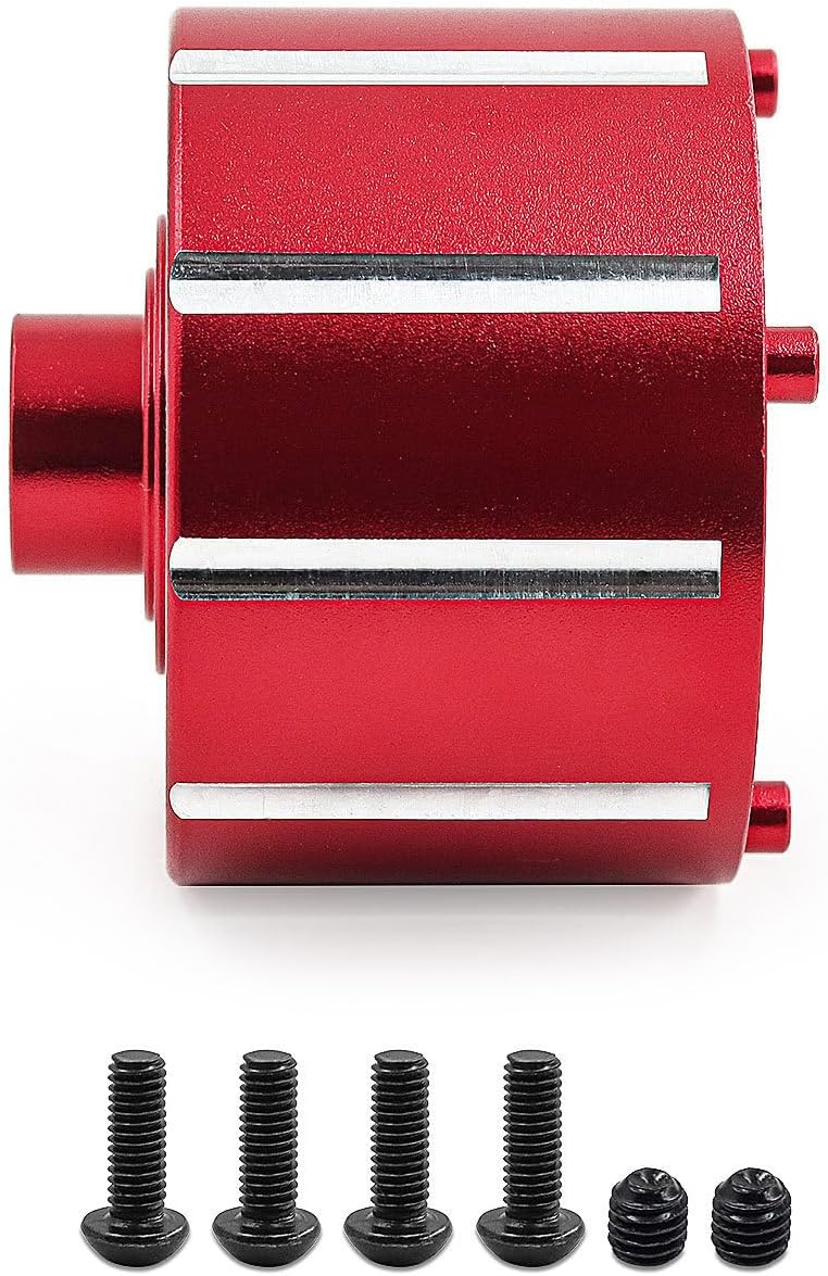 High Strength Car Differential Cover Aluminum Construction Seamless Installation Enhances Acceleration for 1/5 Scale Vehicle Fit Aluminum Differential Housing