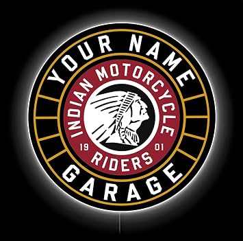 Indian Motorcycle Custom LED Sign 23 in