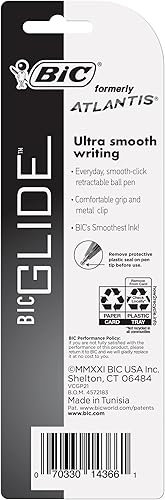 Miniatura 6 de BIC Atlantis Original - Bolígrafo retráctil, punta media (0.039 pulgadas), azul, 2 unidades, 13472 (paquete de 2)