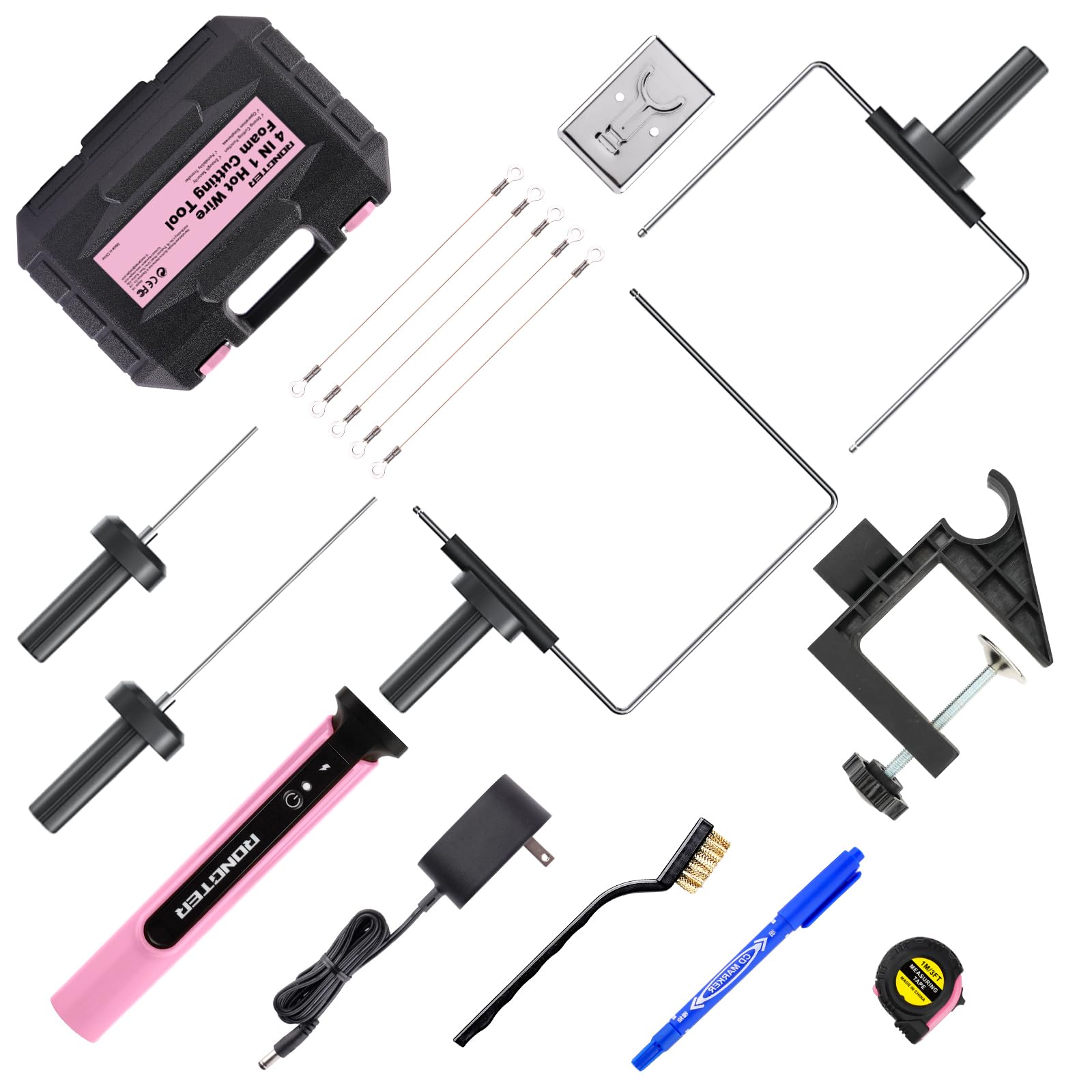 4-in-1 Hot Wire Foam Cutter Kit Hot Knife Cutting Tool