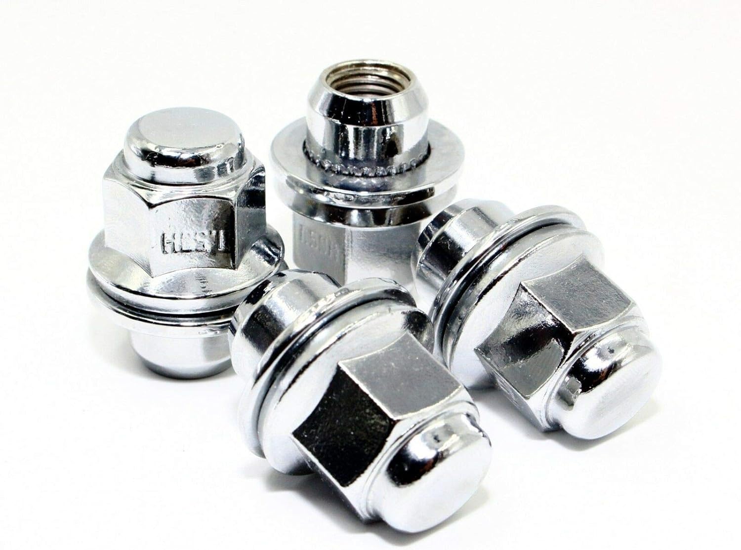 Set of 20 Veritek 12x1.25mm 1.47 Inch 13/16 Hex OEM Mag Washer Style Factory Replacement Chrome Lug Nuts for Nissan Infiniti Factory Wheels