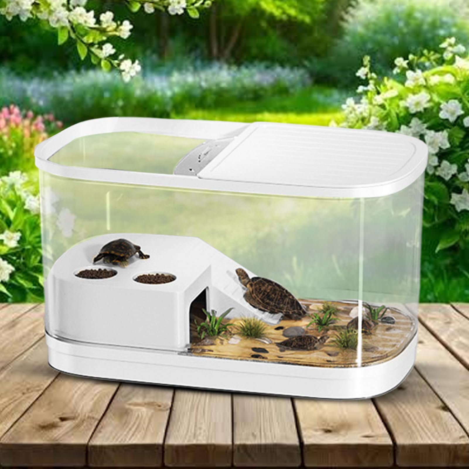 Terrario per Rettili Vivarium per Rettili | Terrario Trasparente per Rane Adatto per , tarantole, camaleonti, draghi barbuti, gechi, tartarughe, , rane