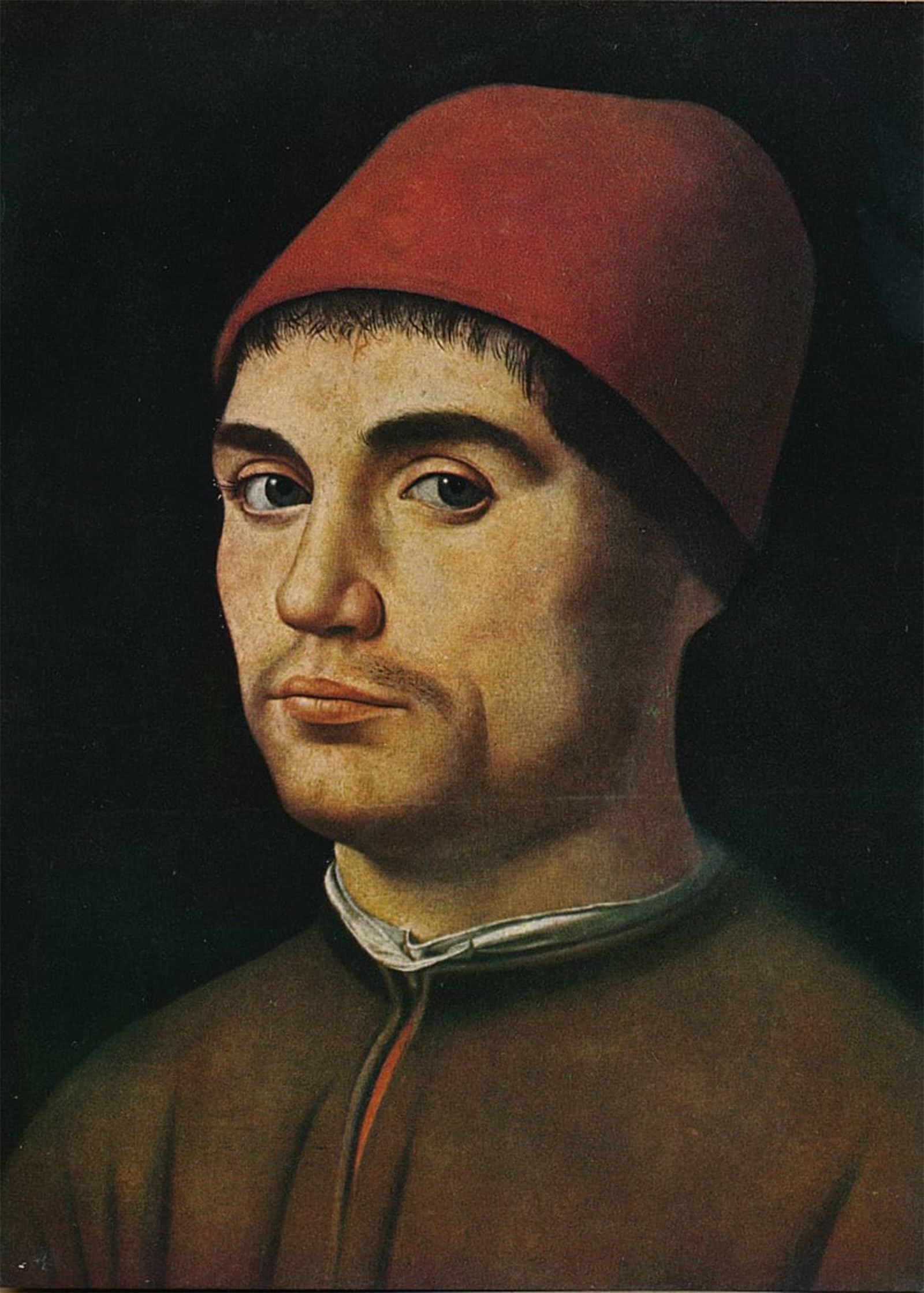 ARTXLXXBN Famous Print Painting Colorful Art Print Portrait of a Man by Antonello Da Messina Canvas Art Decorations for Home Decor 60x90cm