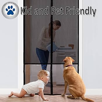 Amazon.co.jp: PET 磁気スクリーンドア 39インチ x 83インチ