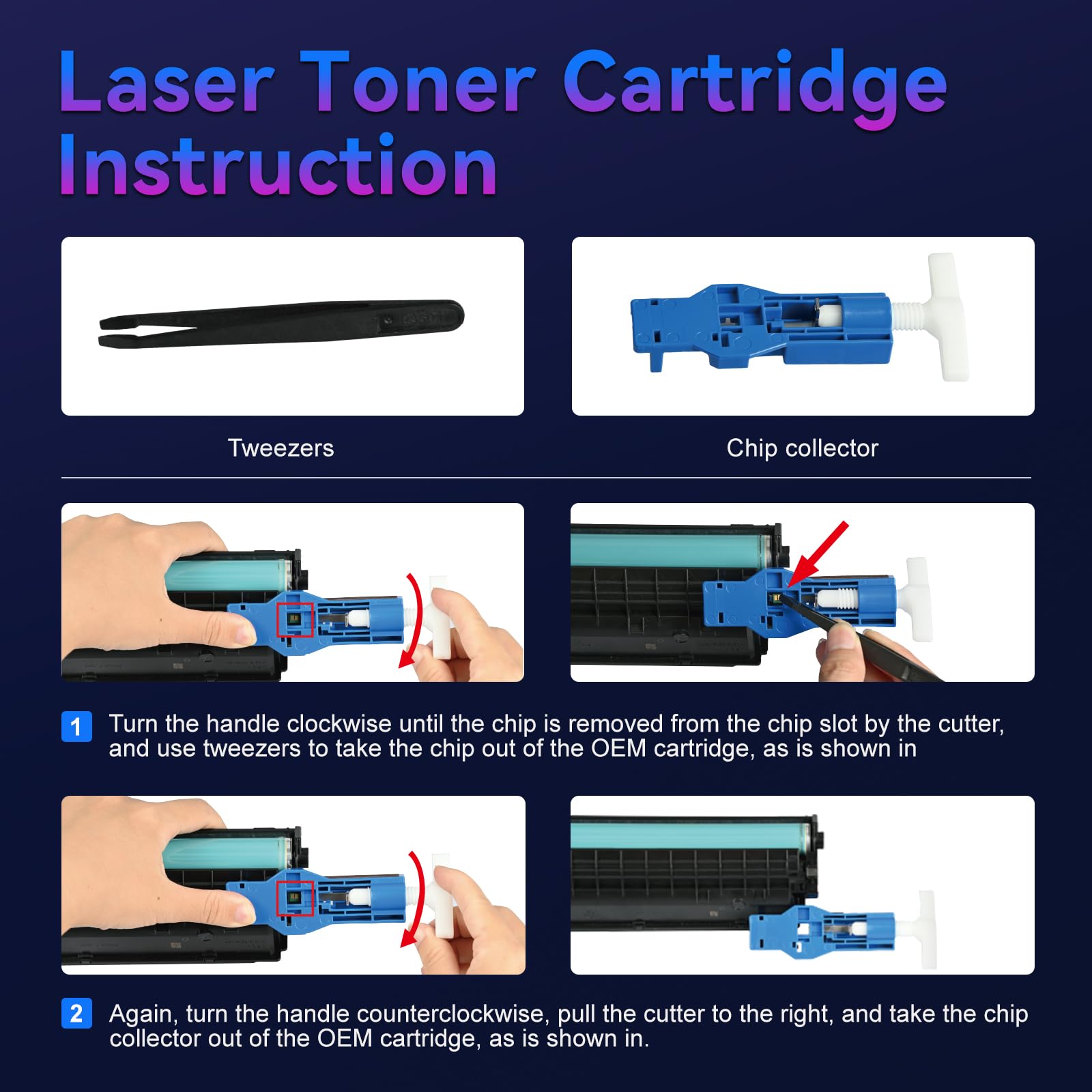 Toner Compatible HP 142A W1420A - Pour LaserJet M110we M140we M139w - 950 Pages - Sans Puce (nécessite Transfert) - 11