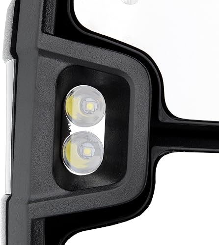 Miniatura 6 de cciyu Espejos de remolque para Chevy Silverado 1500 2014-2018 para GMC Sierra 1500 2015-2018 para Chevy Silverado 2500/3500 para GMC Sierra