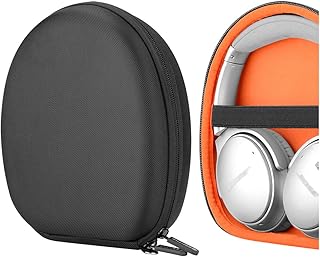 Geekria UltraShell Headphone Case for Bose QC15, QC35 II, QC25,  Protective Hard Shell Travel Carrying QuietComfort Headphones Case with Room for Accessorie