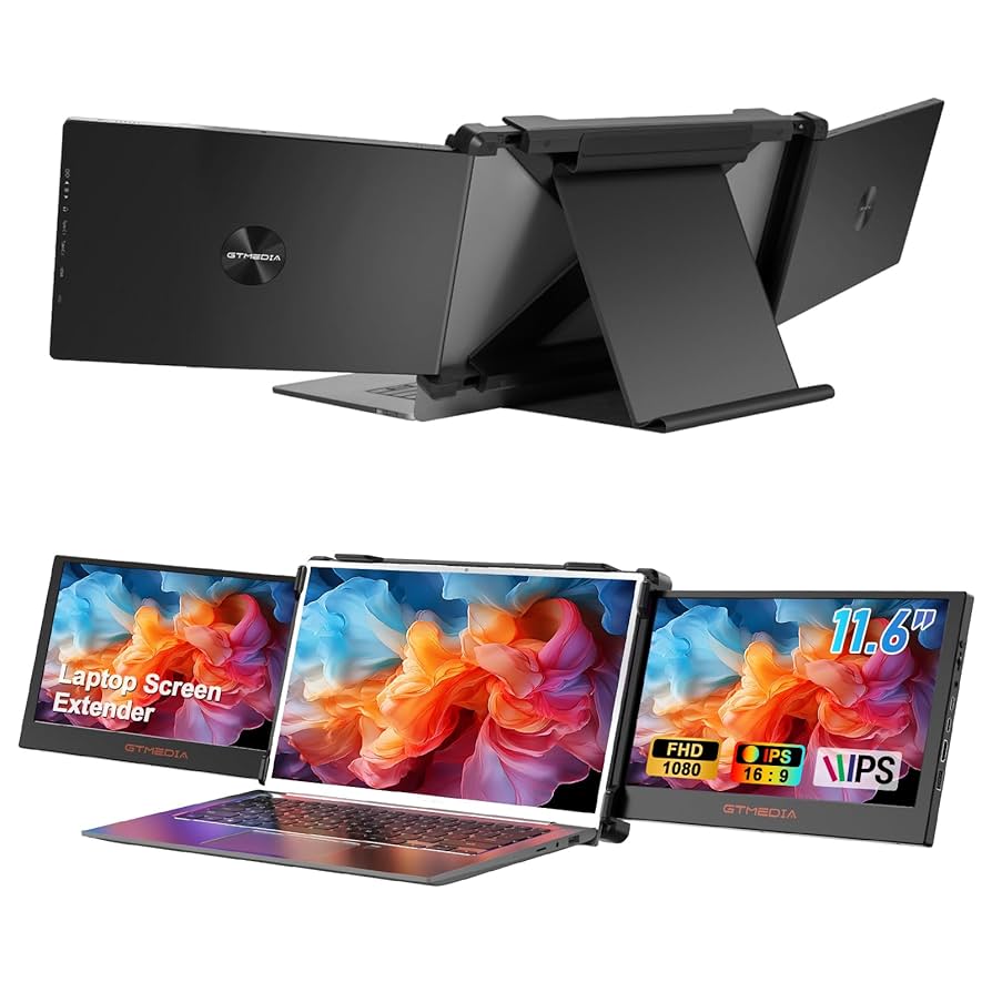 ディスプレイ・モニター本体 TRIPLE SCREEN LAPTOP SCREEN EXTENDER BOSII S6 15.6