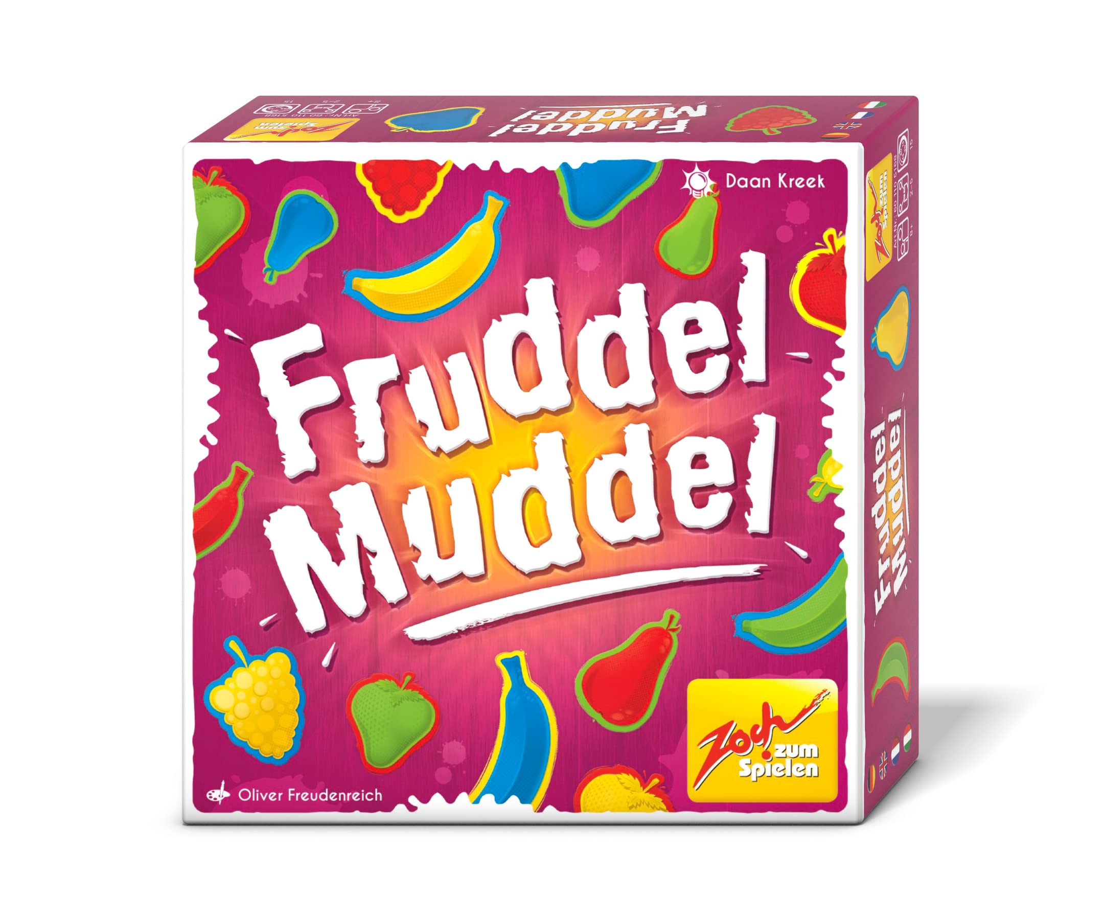 Gioco Da Tavolo Zoch Fruddel Muddel - Sfida Di Percezione E Reazione Per 2-4 Giocatori, Dagli 8 Anni - Durata 15 Minuti - Edizione Italiana