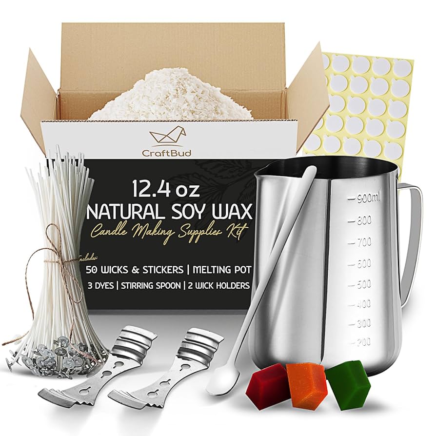 Amazon.co.jp: CraftBud ソイキャンドルワックス キャンドル作成