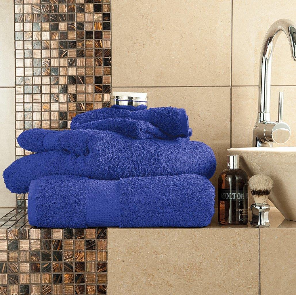 Xpress Hand Towel Egyptian Cotton 700gsm Extra Soft Bath Towel Luxury Bath Sheet Miami Towels (Royal Blue, Bath Sheet)