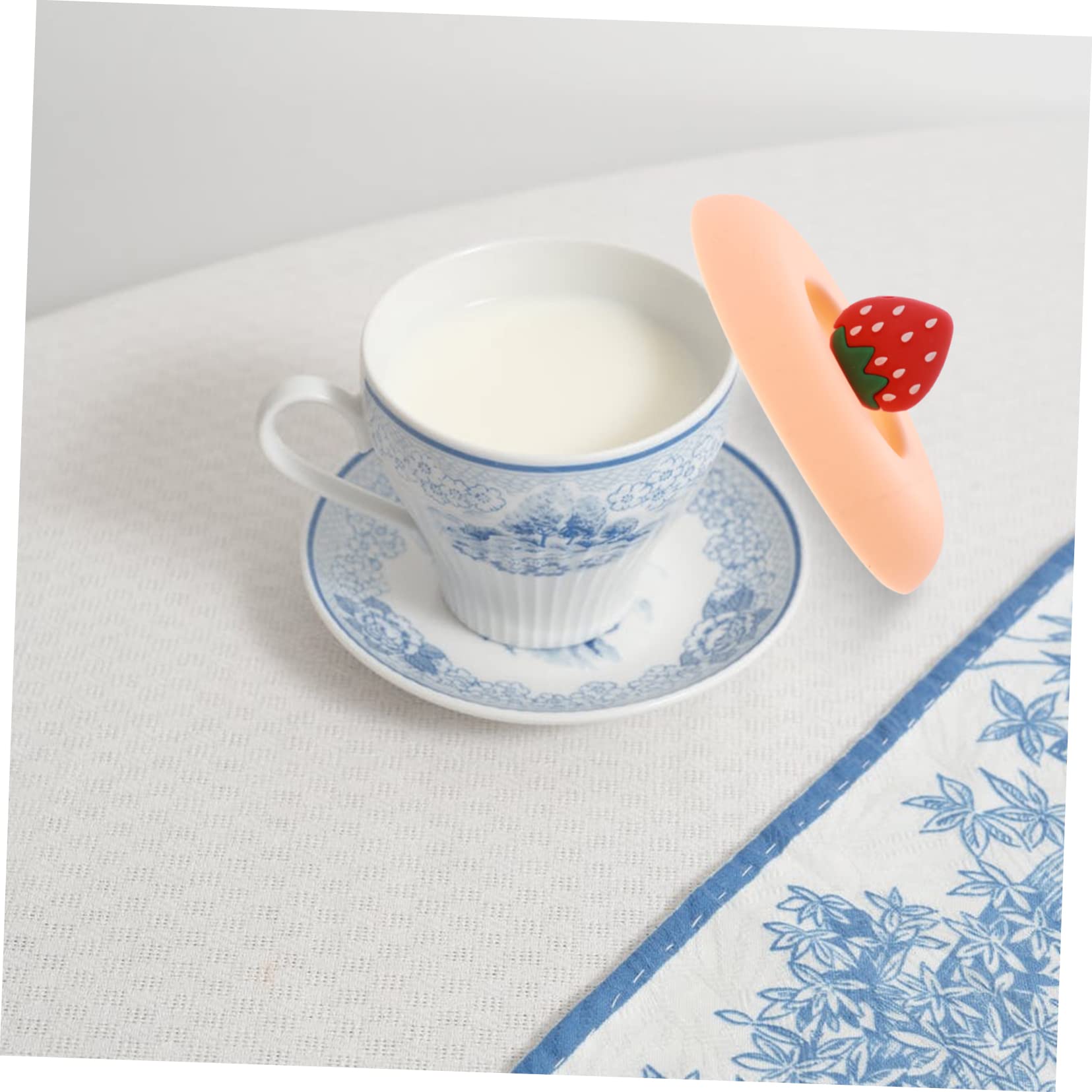 Alipis 12 Pz Coperchio Della Tazza in Silicone Coperchio Della Tazza Dell'acqua Coperchi Di Tenuta Della Tazza Piatto Di Gioielli in Conchiglia Tazze Da Caffè Con Coperchi Gel Di Silice