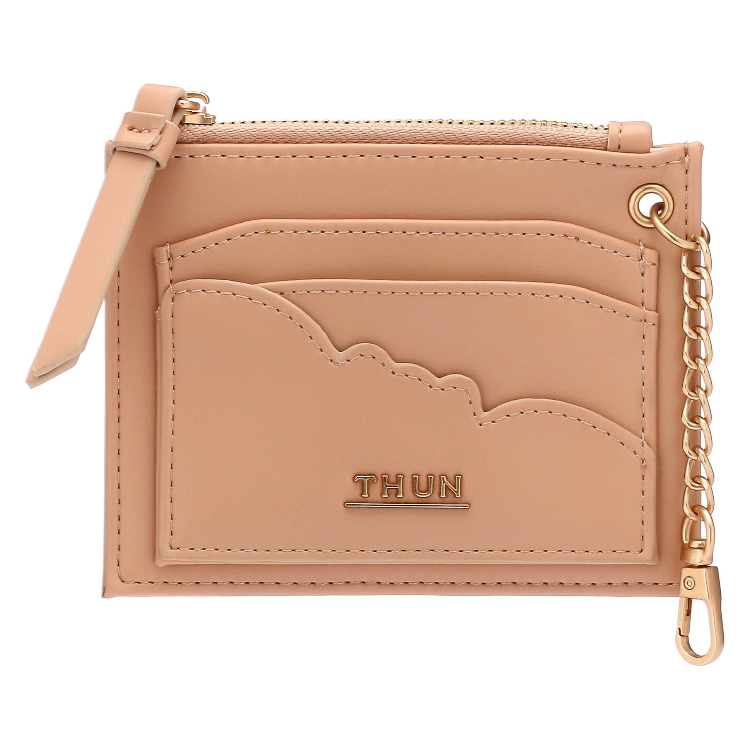 THUN - Keyring Bag Pink - Faux Leather - Always With Me Collection - 12 x 9 cm
