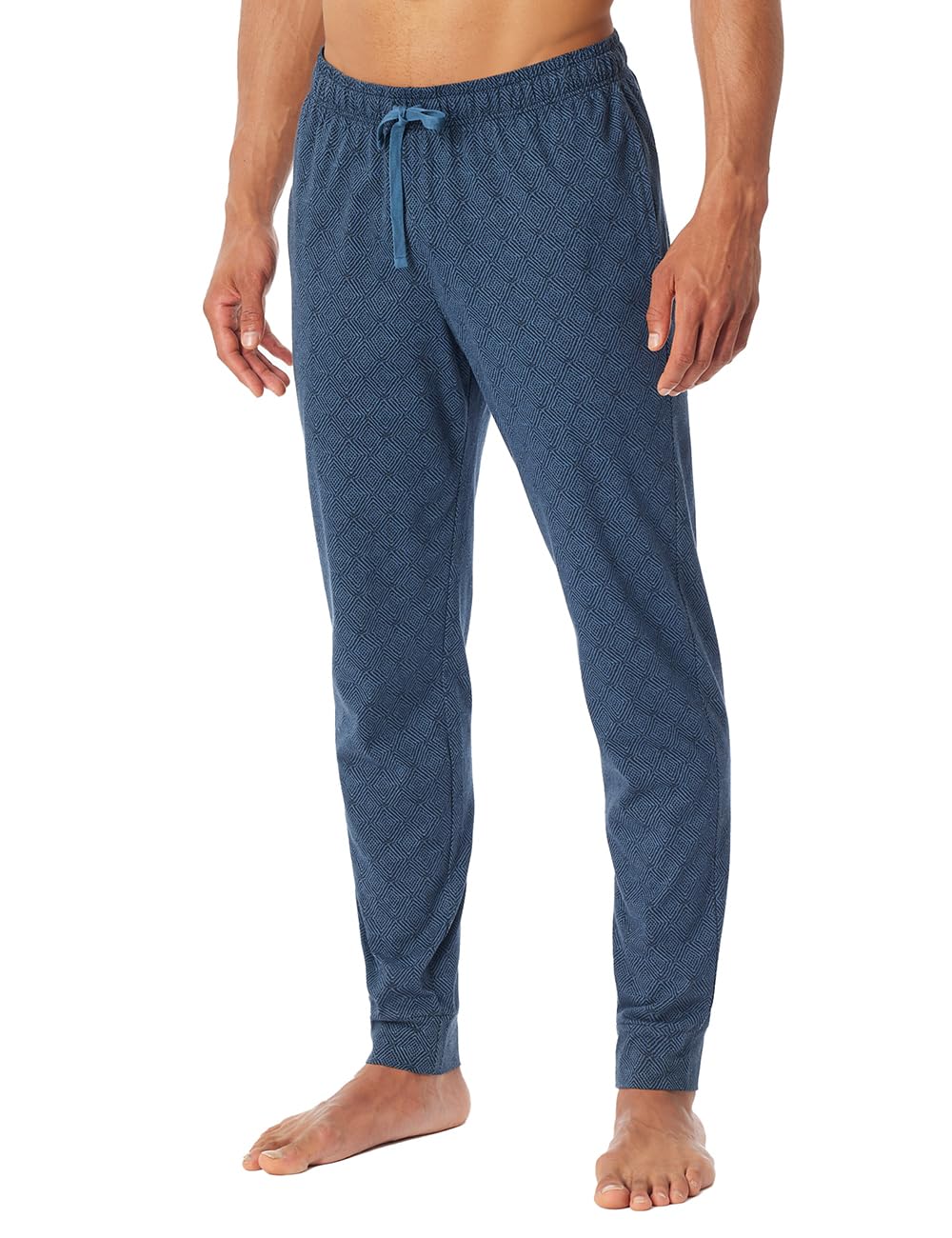 Schiesser Men's Long Pyjama Bottoms with Cuff Mix + Relax Pyjama Bottoms