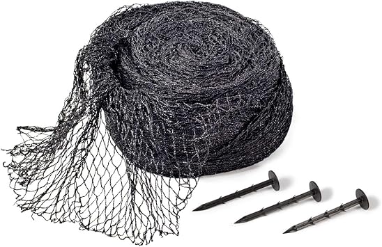 Atlantic Water Gardens PN1015 Heavy-Duty Pond Net and Net Stakes, 10-Feet by 15-Feet