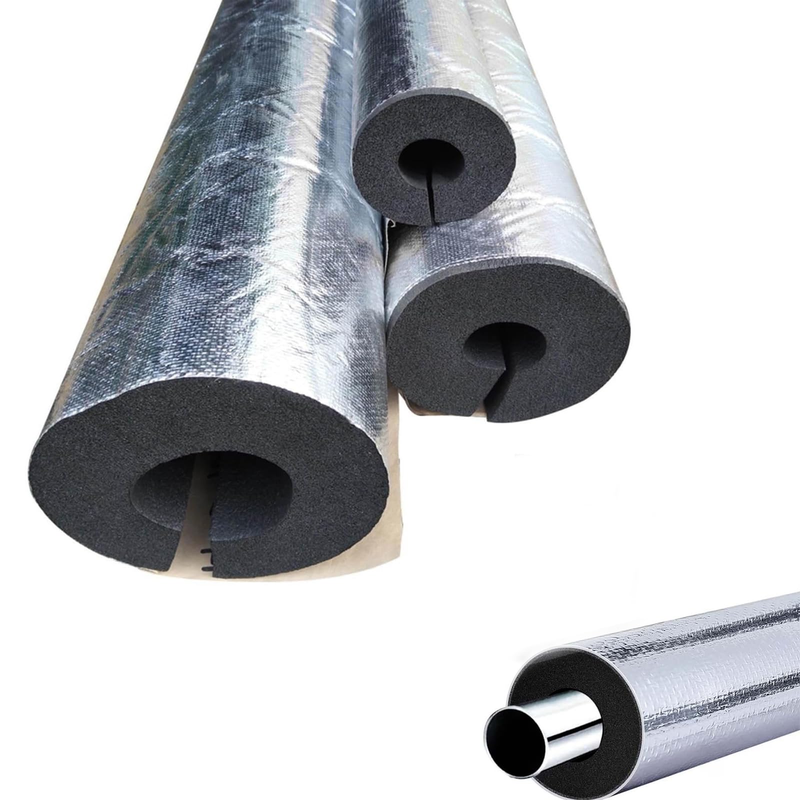 Isolamento Tubo Autoadesivo ID110mm x T20mm x L0.95m