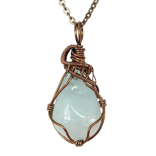 Blue Raw Aquamarine Crystal Jewellery 