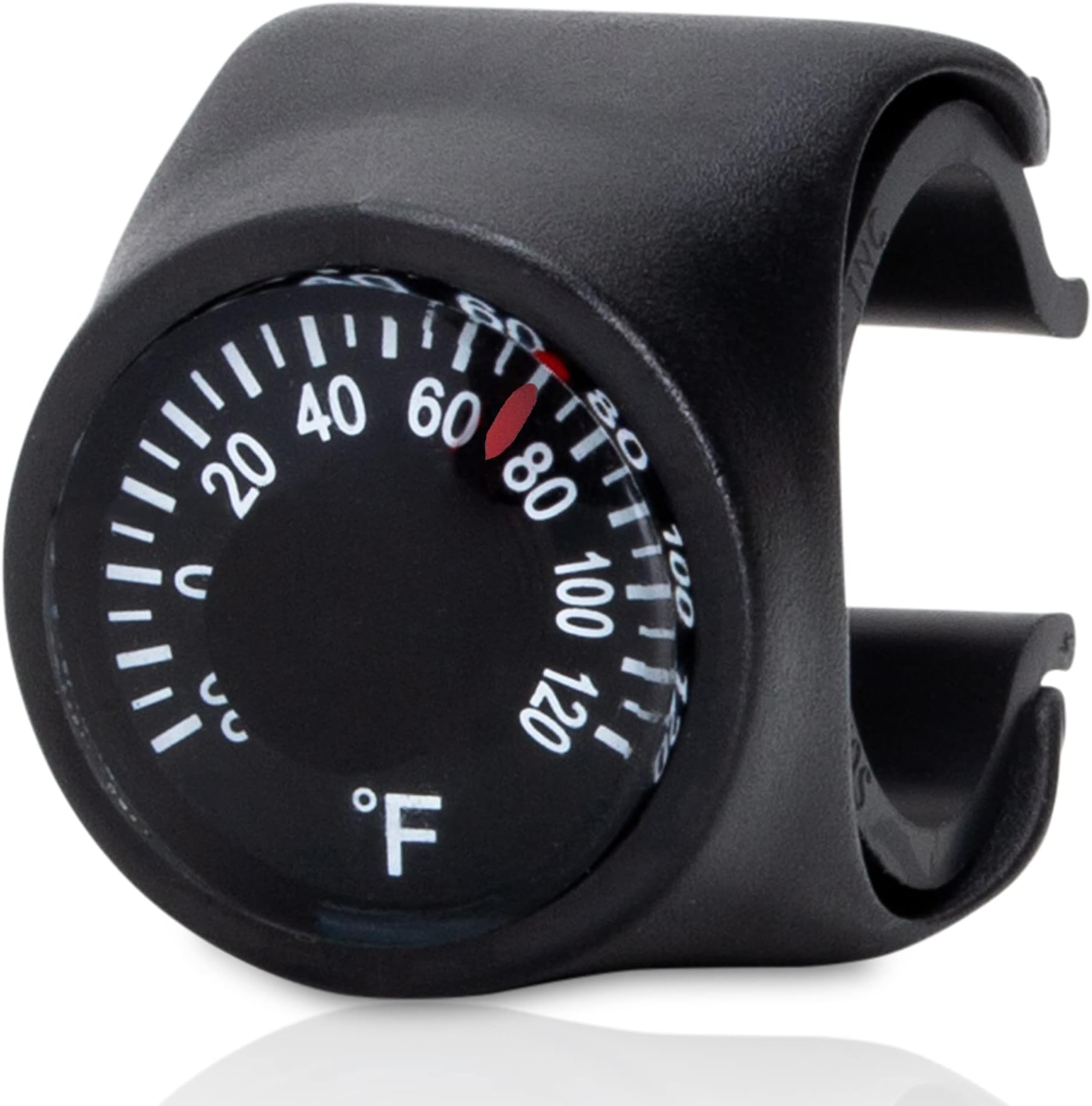 Clip-on Bike Thermometer | Bicycle Handlebar Thermometer | Cycling Accessory