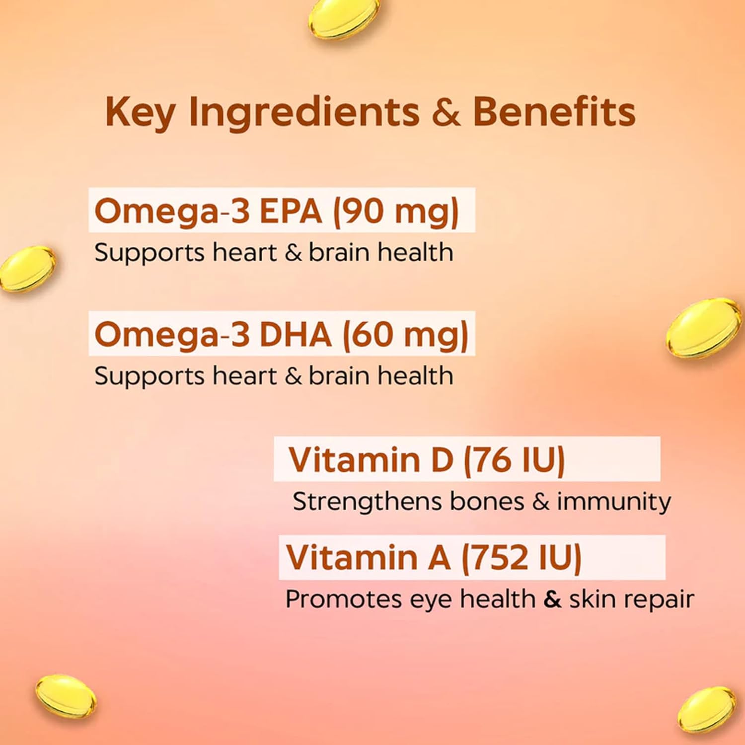 Dr. Peacock Cod Liver Oil Capsules | Great natural omega 3, EPA and DHA | Pack of 100 Softgels Dr. Peacock Cod Liver Oil Capsules | Great natural omega 3, EPA and DHA | Pack of 100 Softgels