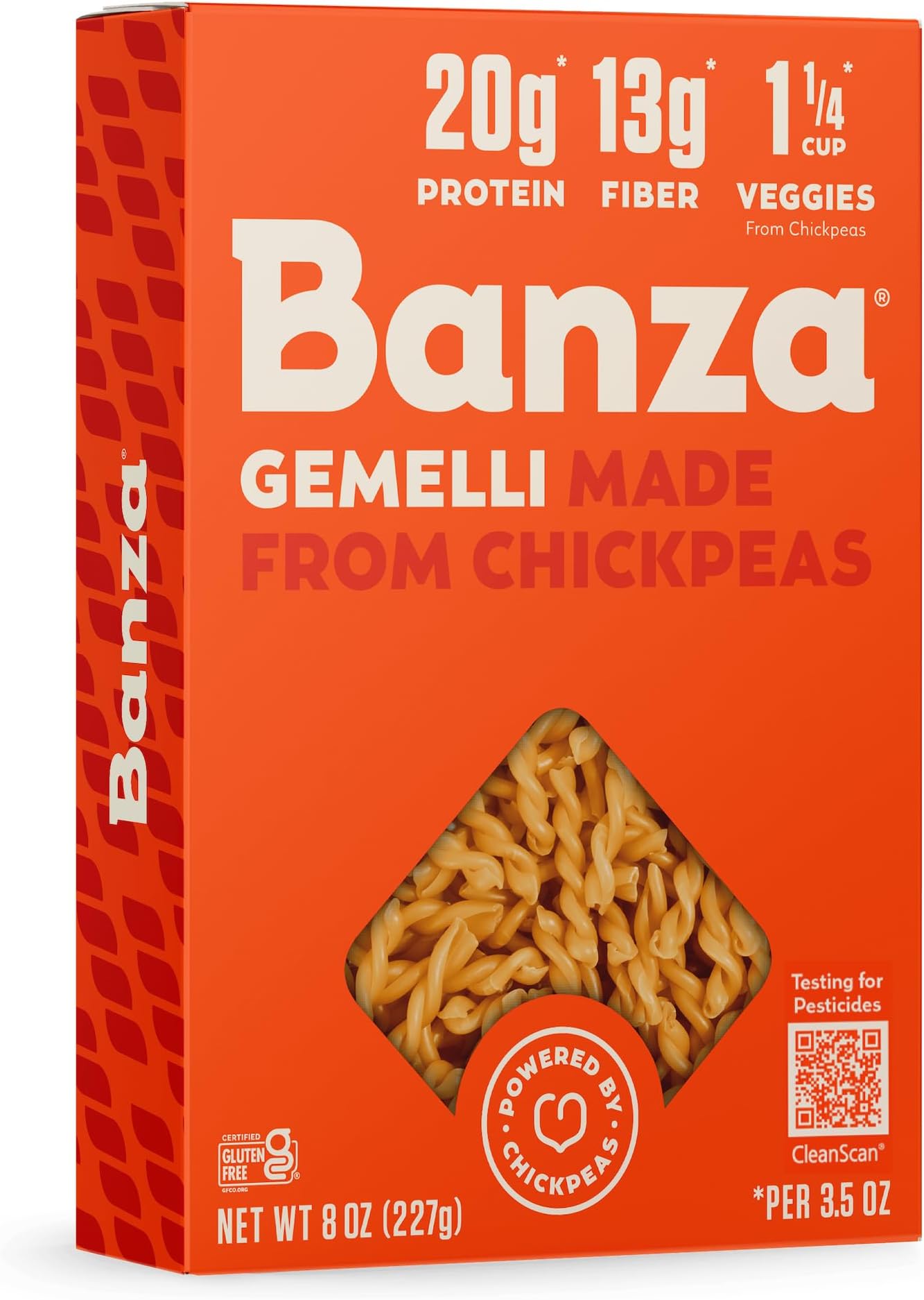 Pasta Chickpea Gemelli 8 OZ
