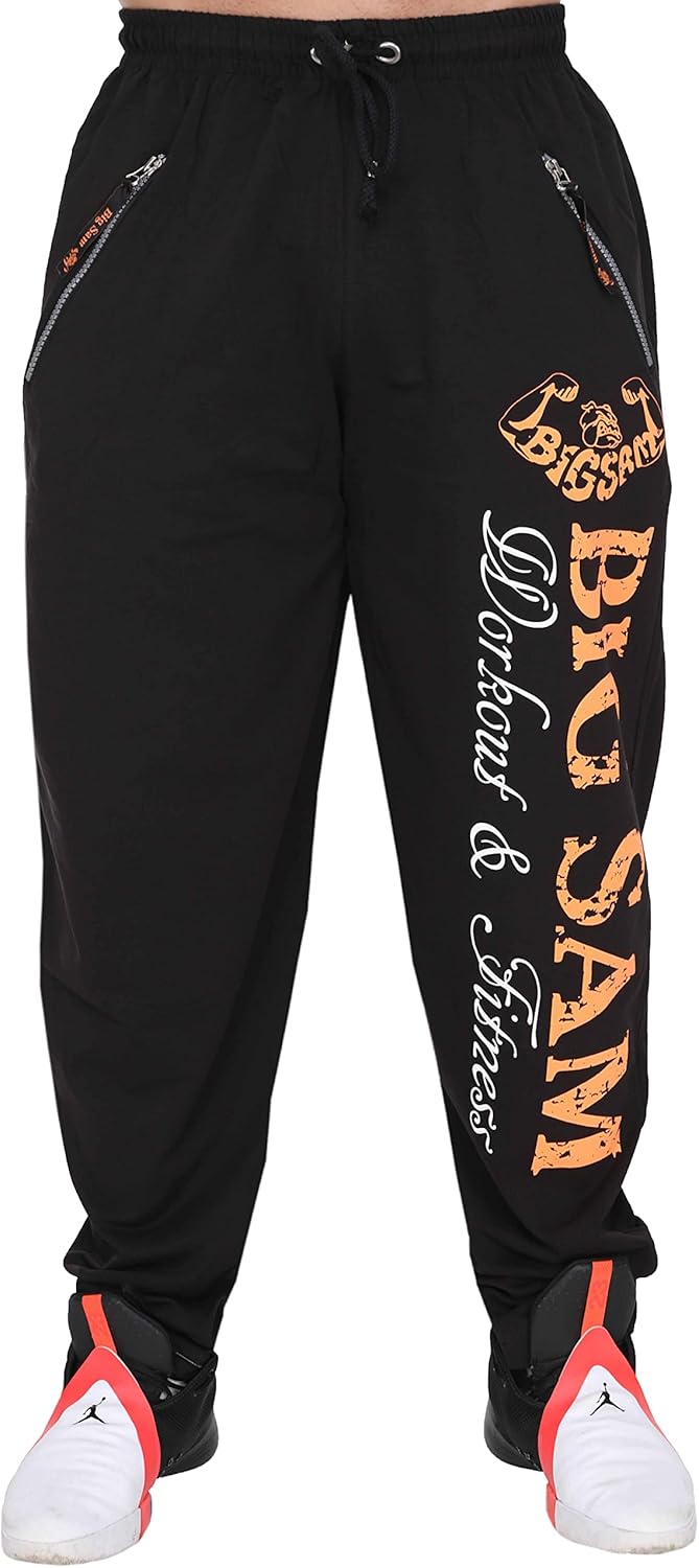 Men’s Bodybuilding Workout Comfort Design Baggy Muscle Trackpants