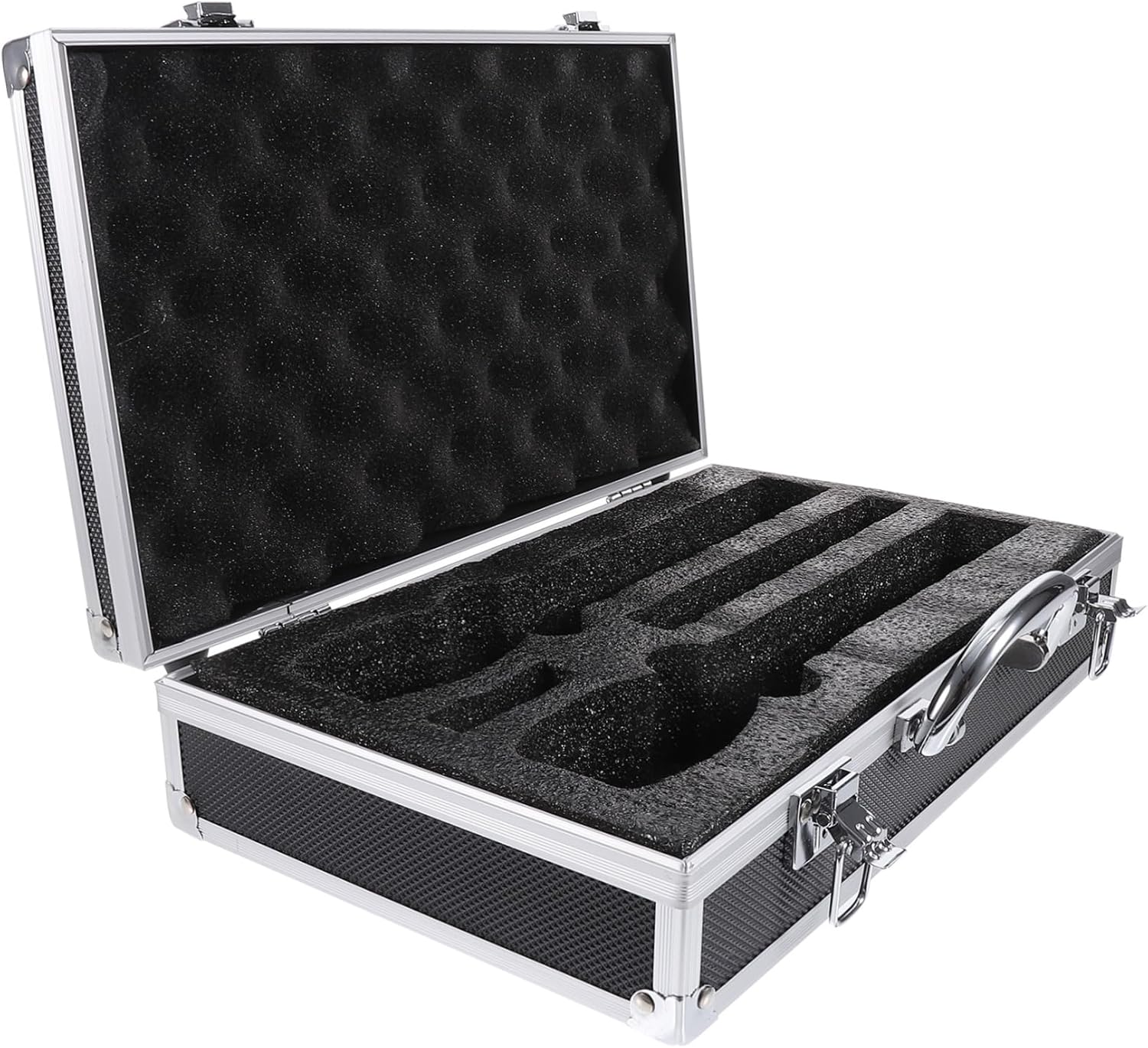 Microphone Slot Bag Dual Microphone Case Secure Compact Storage Box for Professional Use