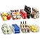 Sorbus Fridge Bins and Freezer Bins Refrigerator Organizer Stackable Food Storage Containers BPA-Free Drawer Organizers 
