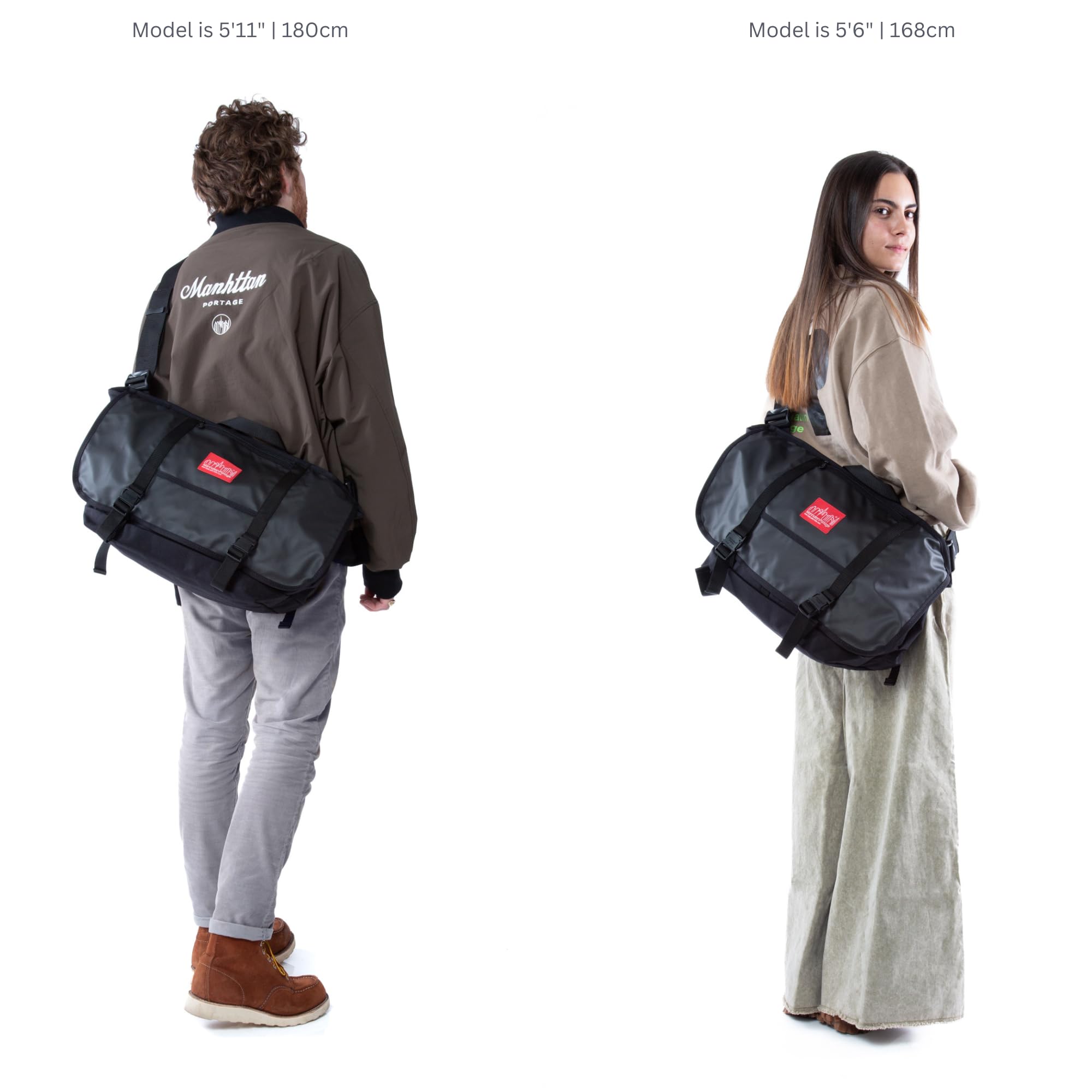 Amazon.com: Manahattan Portage NY Minute Messenger Bag (LG) Quick
