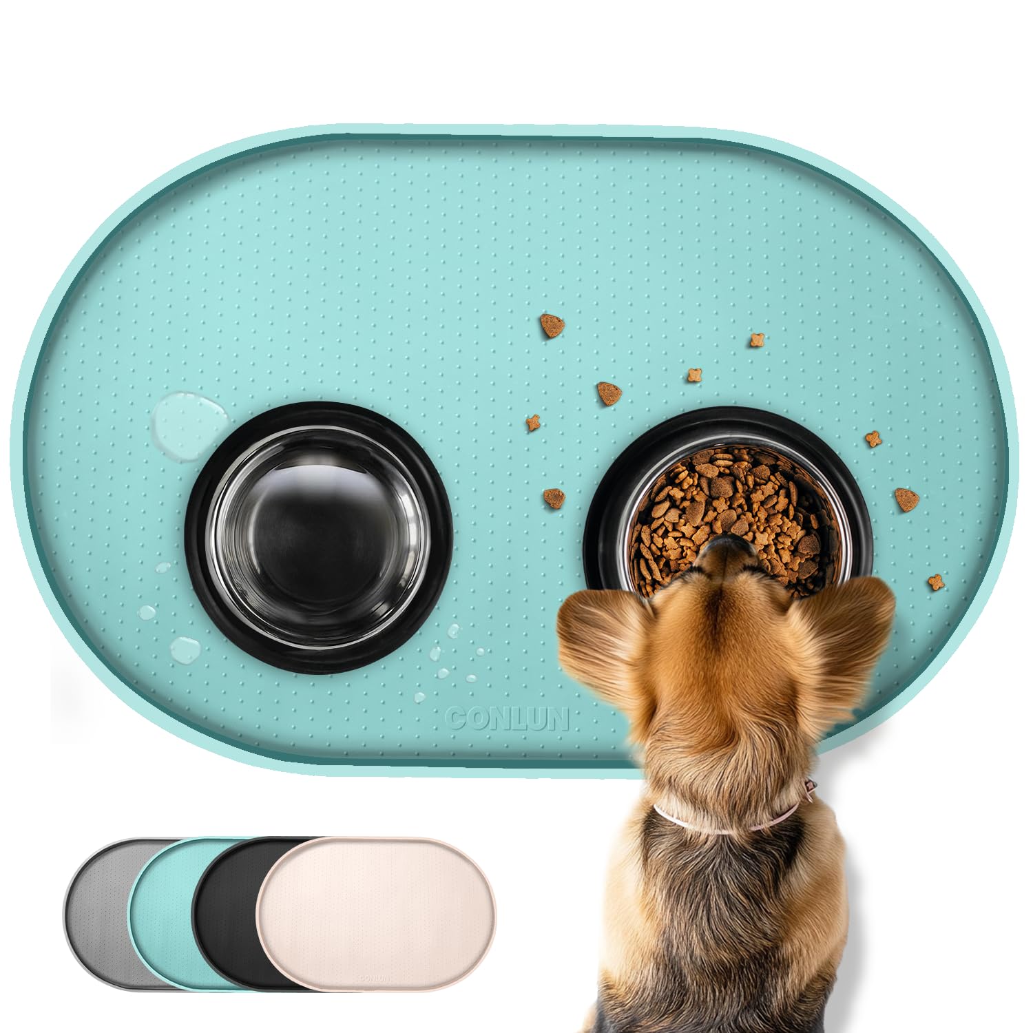 Conlun Cat Food Mat Cm Raised Edges Dog Desertcart INDIA