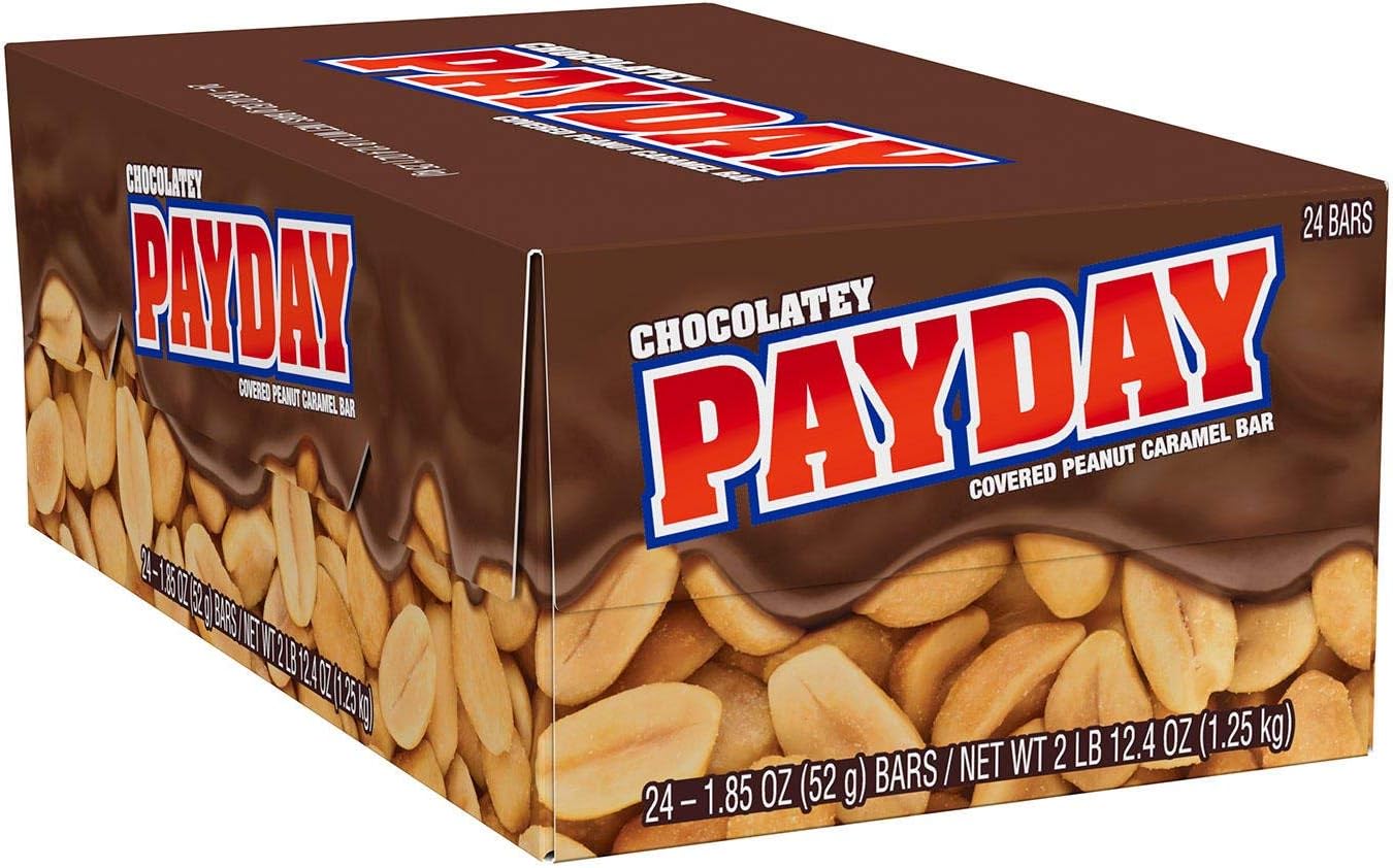 Pay Day Chocolate, 24 Count (Pack of 1)