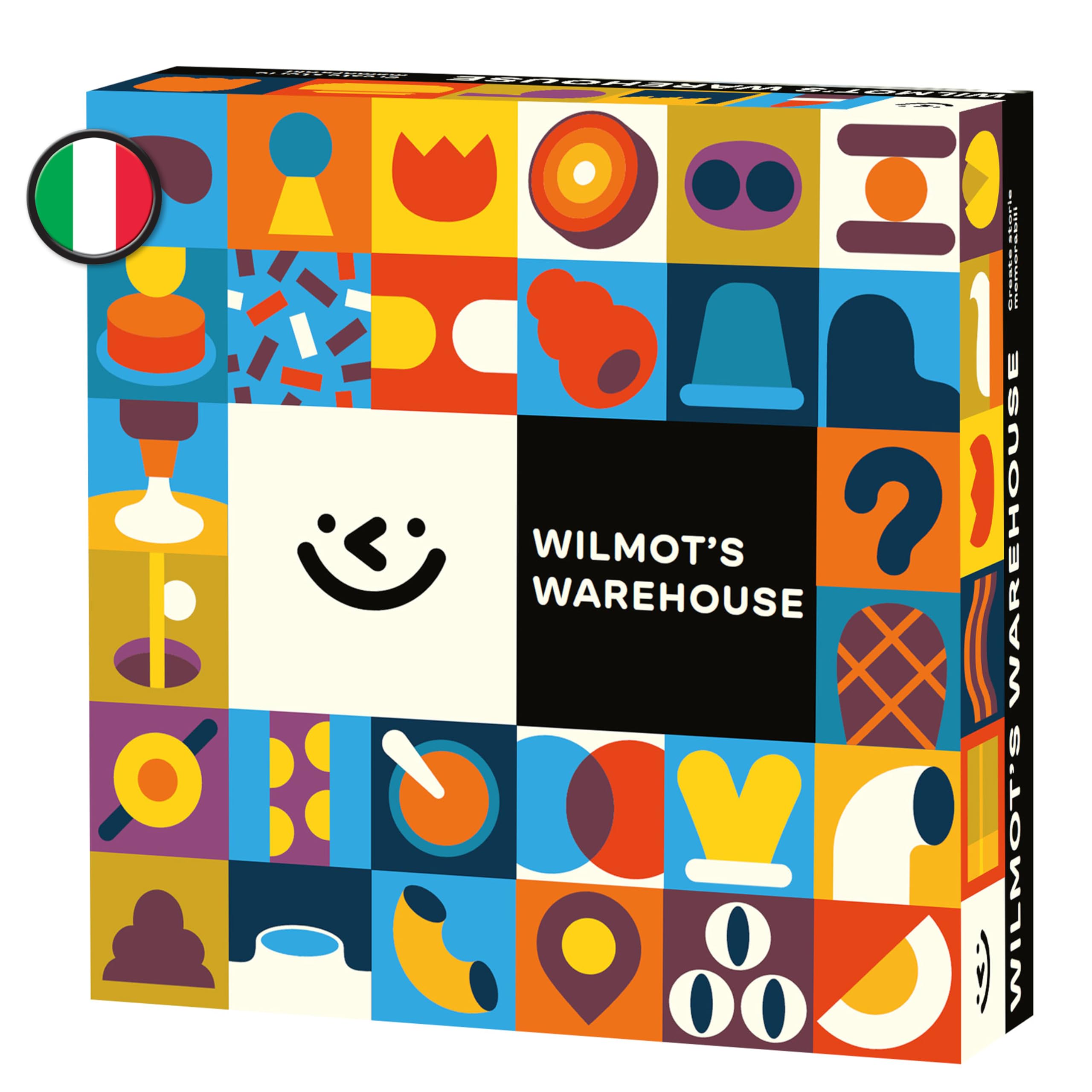 Asmodee Wilmot's Warehouse gra planszowa, 8 lat, dla 2-6 graczy, wydanie włoskie