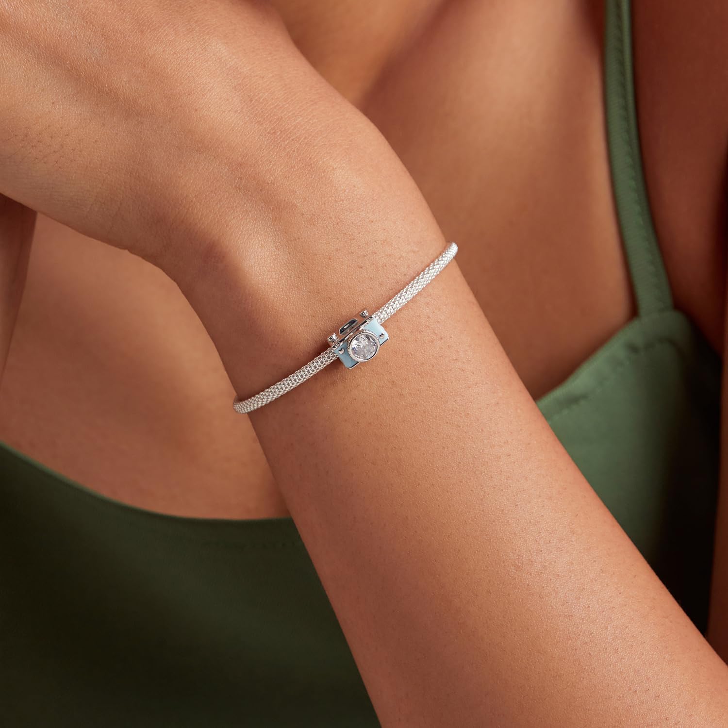 WOSTU 925 Sterling Silver Coffee Cup Camera Bead Charm for Women fit Charm Bracelets Birthday Mothers Day Jewelry Personalized Gift - Image 2