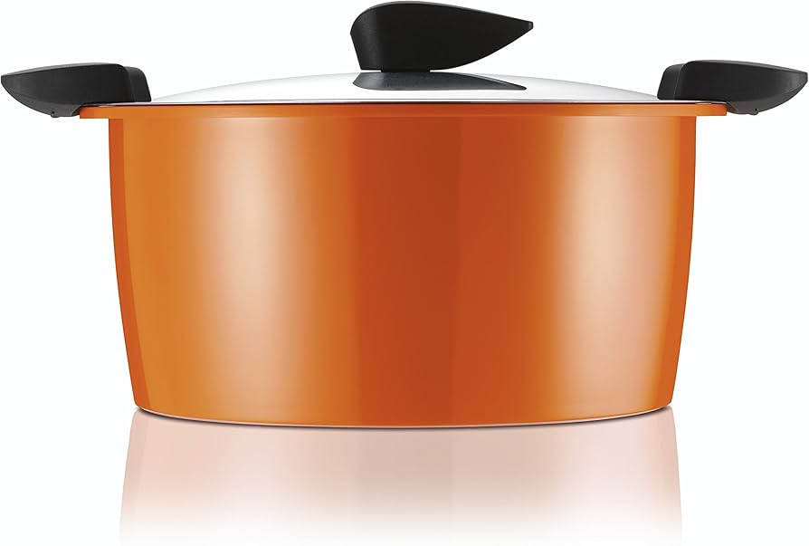 Amazon｜クーンリコン ホットパン 保温調理鍋 18cm 2L オレンジ｜保温