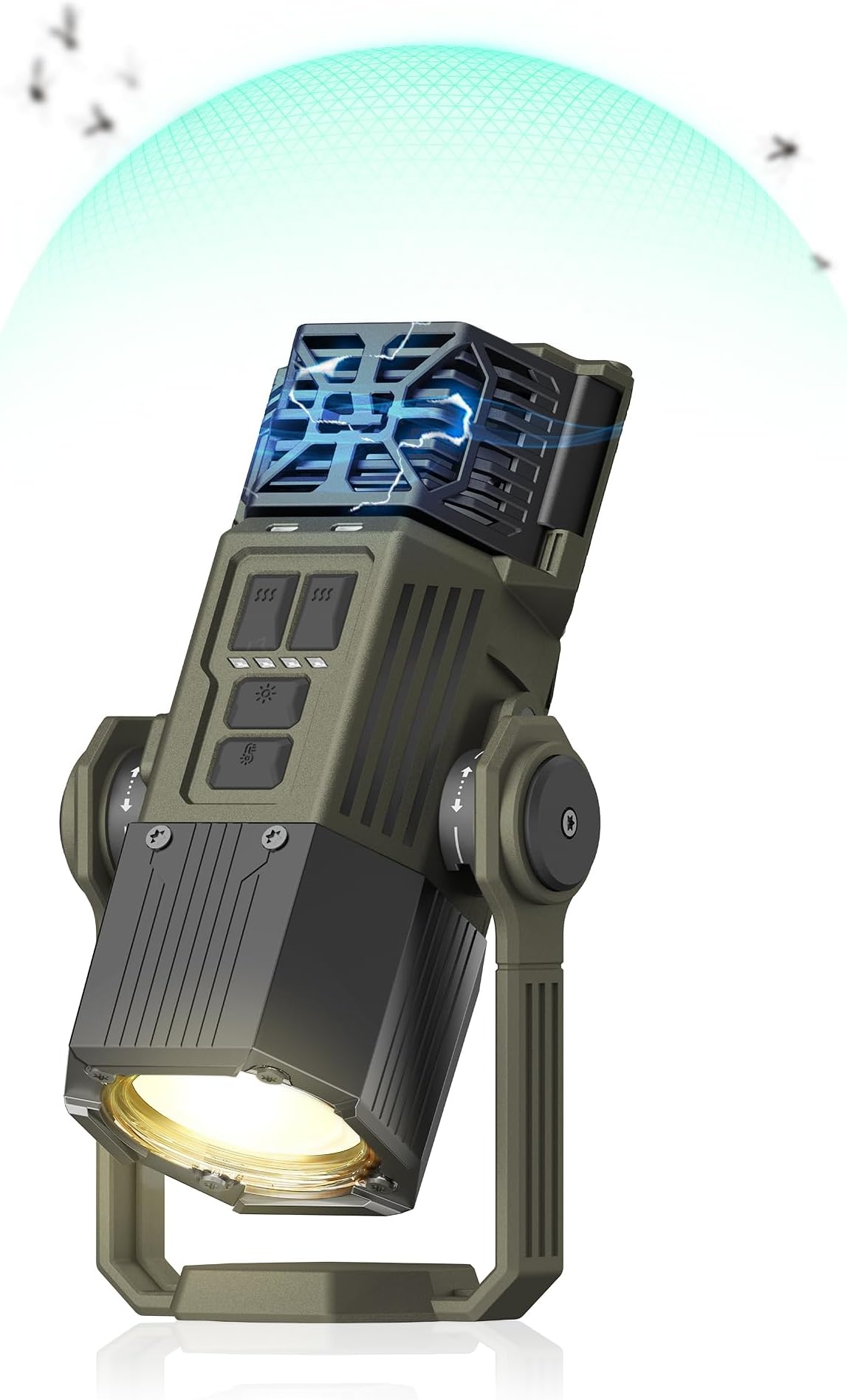FLEXTAIL EVO Repeller Mosquito Repeller Rechargeable Repellent 329°F Heating with 3000LM Ultra Bright Camping Lantern 30ft Protection Zone for Outdoor Patios Camping Hiking(Mats Not Included)